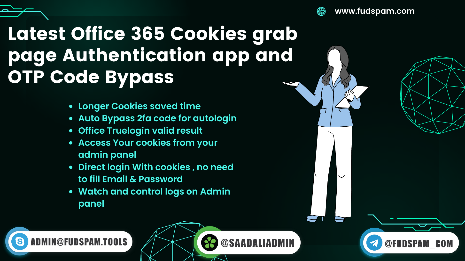 Office365 Cookies Grab Page