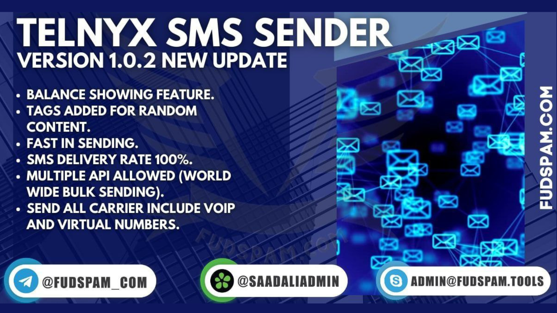 Telnyx Sms Sender Version 1.0.2 New Update